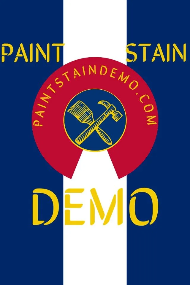 Local residential landscaping in Red River, NM - Paint Stain Demo