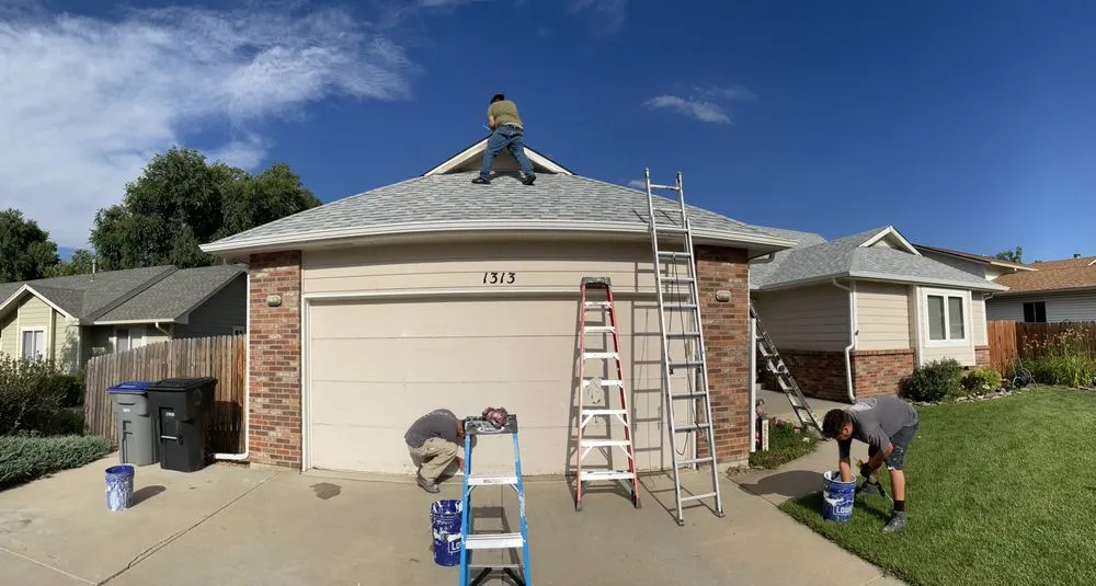 Custom yard maintenance for beautiful yards across Red River, NM - Paint Stain Demo