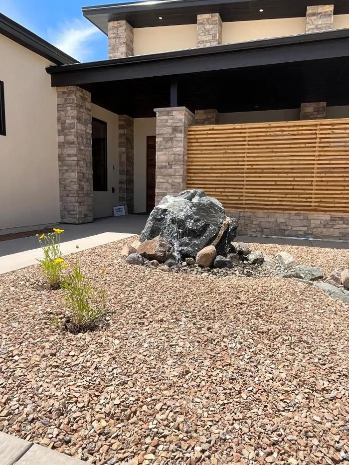 Custom garden landscaping in Grand Junction, CO by Painted Desert Landscaping