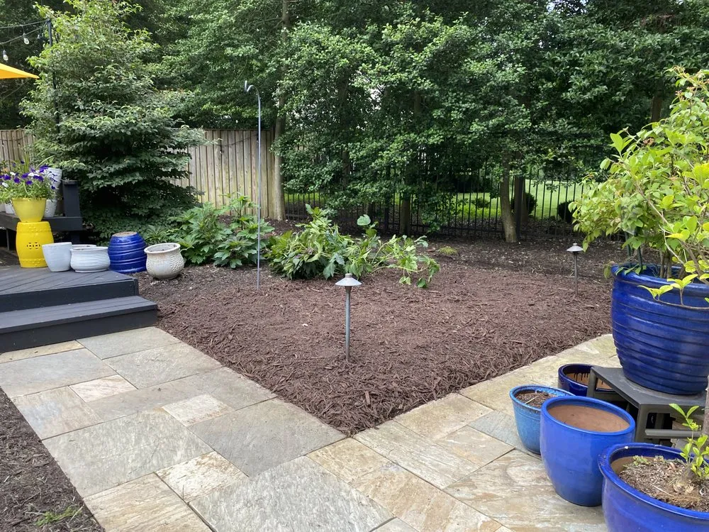 Custom garden landscaping for homes across Woodbridge, VA - Palacios landscaping