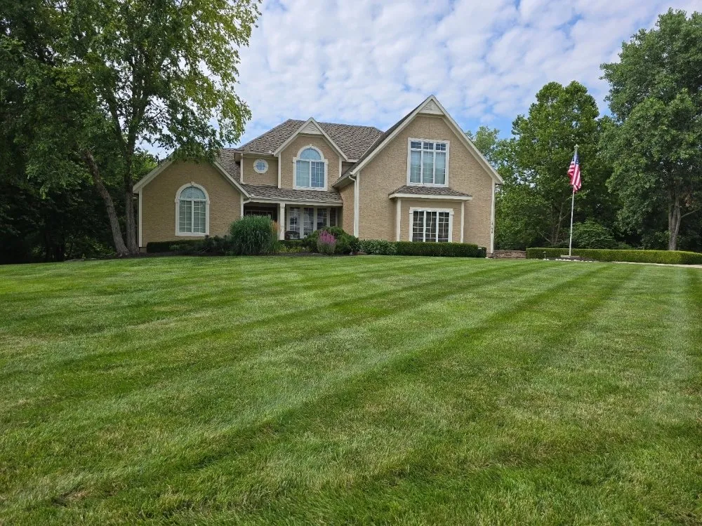 Expert yard cleanup service for beautiful yards in Olathe, KS by Palatial Lawn & Landscape