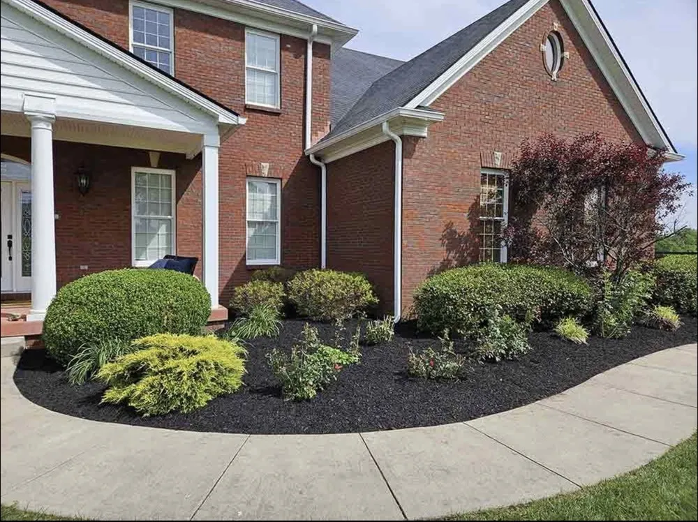 Local yard cleanup service with custom design in Nicholasville, KY by Palisades Lawn & Land Services