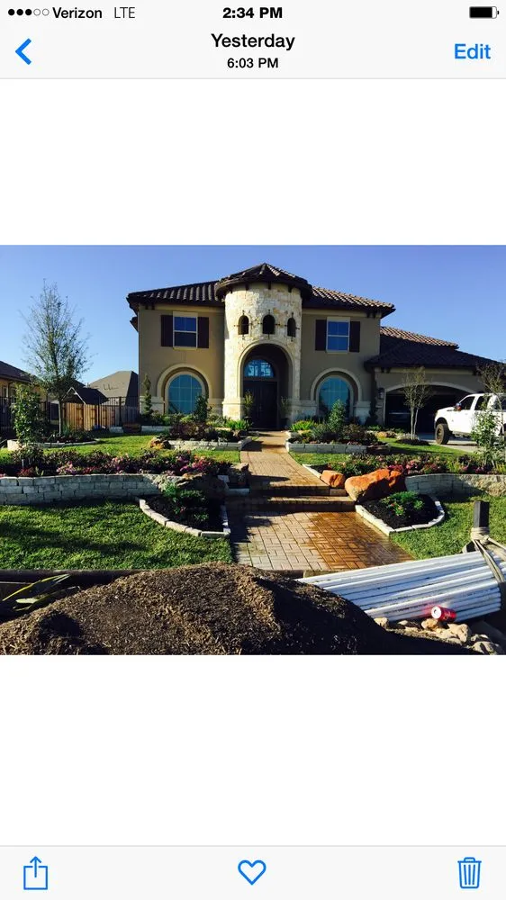 Affordable outdoor landscaping with custom design across Waller, TX - Palm & Trees Landscape