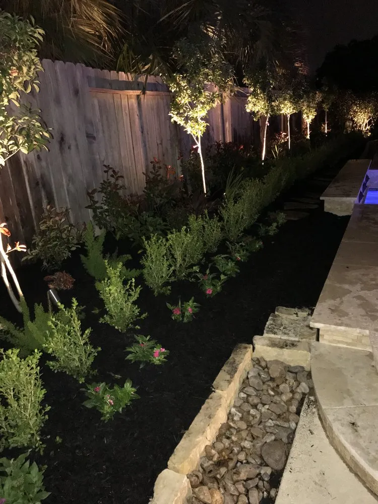 Professional yard maintenance in Waller, TX by Palm & Trees Landscape