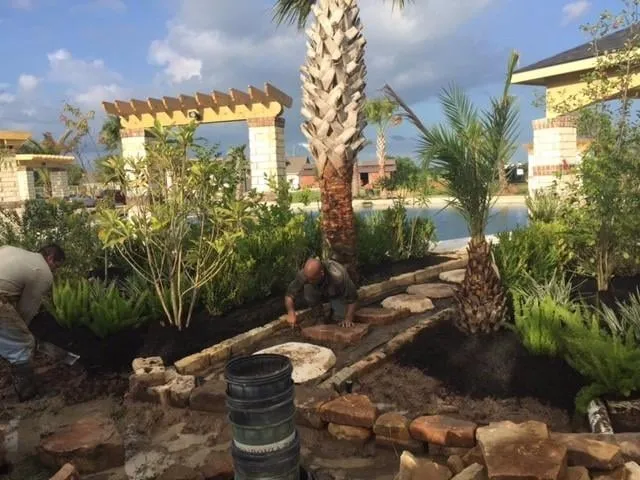 Trusted outdoor landscaping in Waller, TX by Palm & Trees Landscape