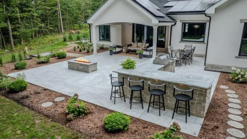 Top-rated landscape installation with custom design in West Palm Beach, FL by Palm Beach Outdoor Contracting