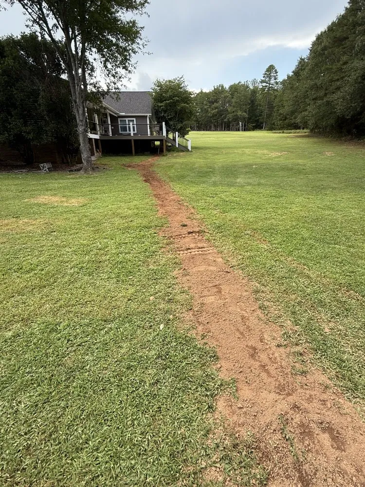 Professional garden landscaping in Pickens, SC by Palm Groundworks