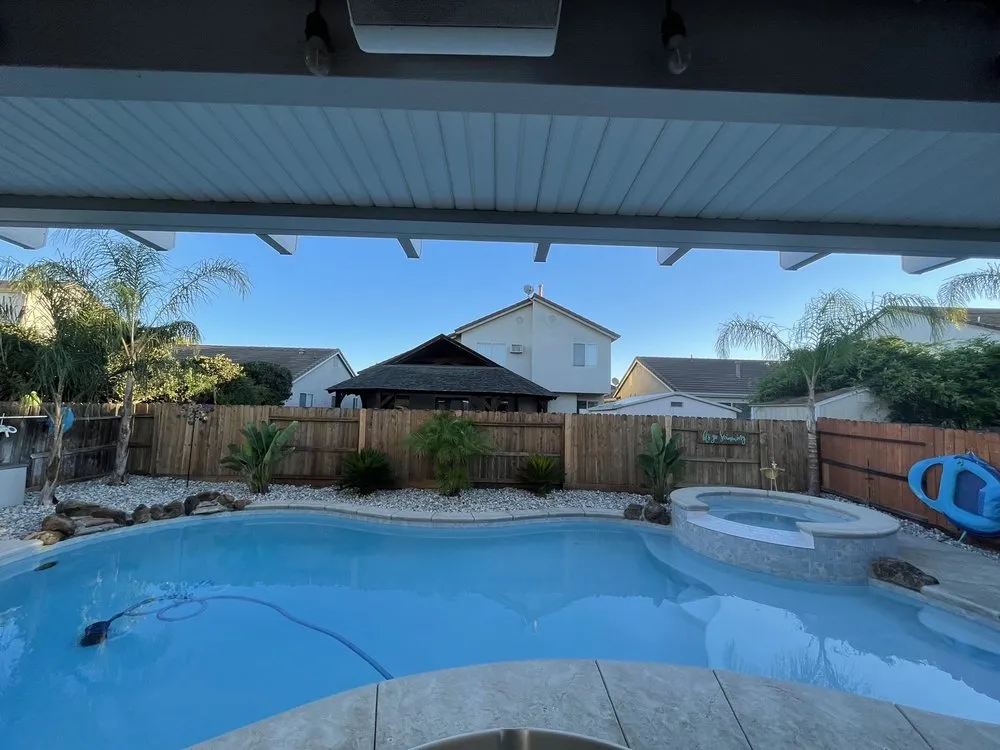 Local landscape installation in Galt, CA - Palm Trees and Plants