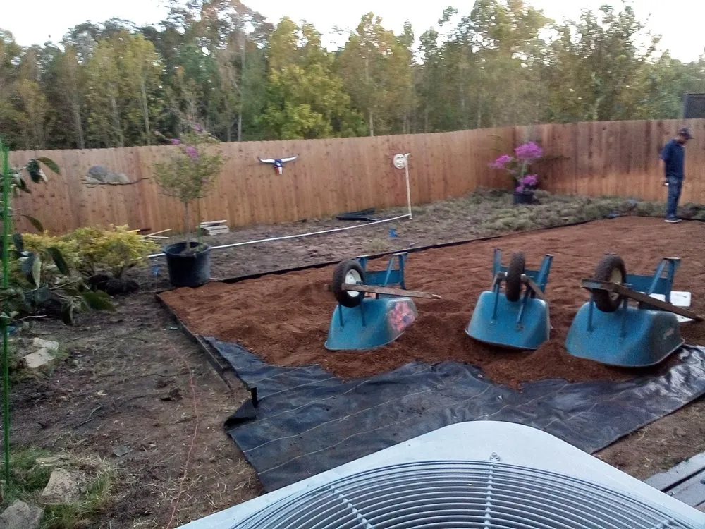 Local landscape installation in Conroe, TX - Palma Landscaping
