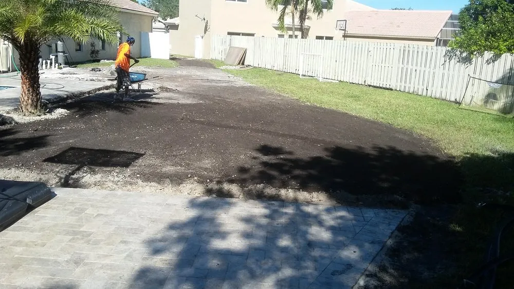 Professional landscape installation in Oakland Park, FL - Palmer Bros