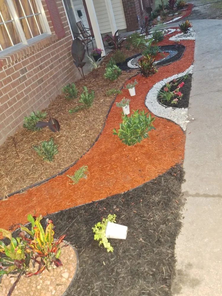 Custom landscape design near you in Savannah, GA by Palmer's Loving Lawn's & light landscaping