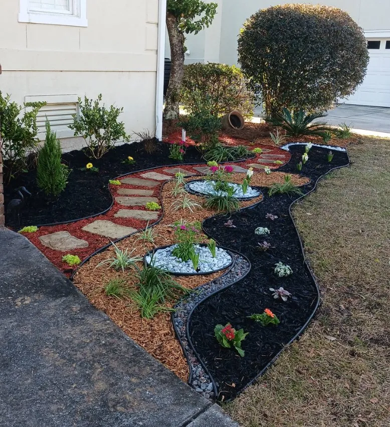 Top-rated garden landscaping near you in Savannah, GA by Palmer's Loving Lawn's & light landscaping