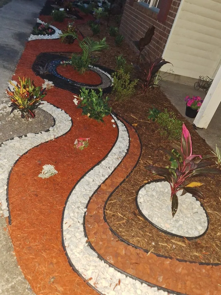 Affordable landscape installation for year-round maintenance across Savannah, GA - Palmer's Loving Lawn's & light landscaping