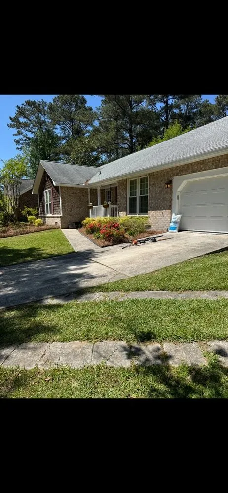 Custom outdoor landscaping in Summerville, SC by Palmetto Gardens Landscape Service