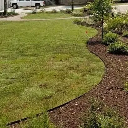 Professional garden landscaping for beautiful yards in Aiken, SC by Palmetto Sod & Irrigation
