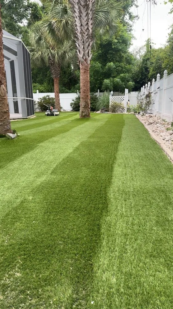 Expert landscaping services with custom design across Murrells Inlet, SC - Palmetto Synthetic Lawn