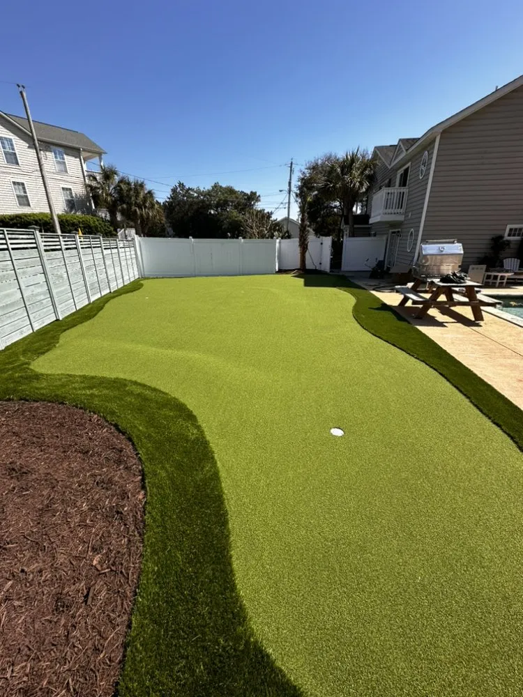 Professional landscaping services in Murrells Inlet, SC by Palmetto Synthetic Lawn