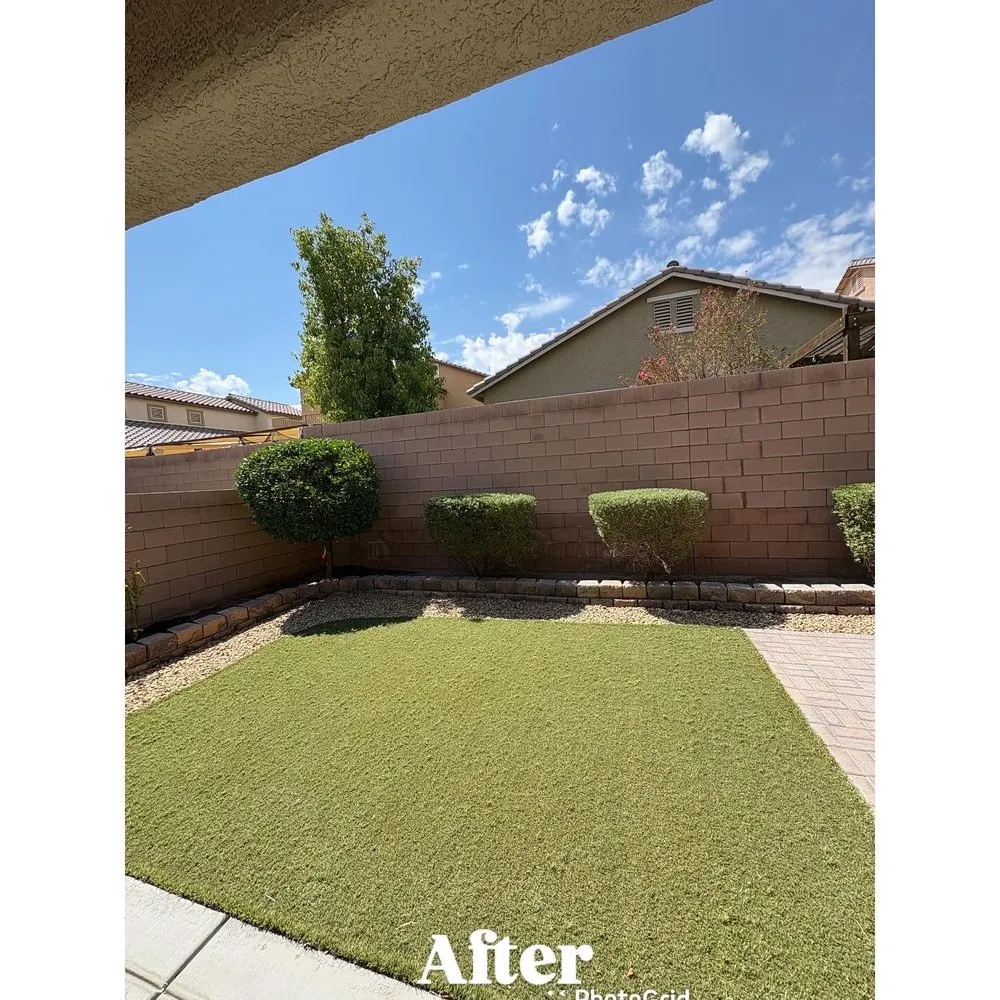 Trusted landscaping services with custom design in Las Vegas, NV by Palms Plus Services