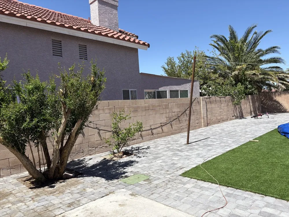 Professional lawn mowing service in Las Vegas, NV by Palms Plus Services