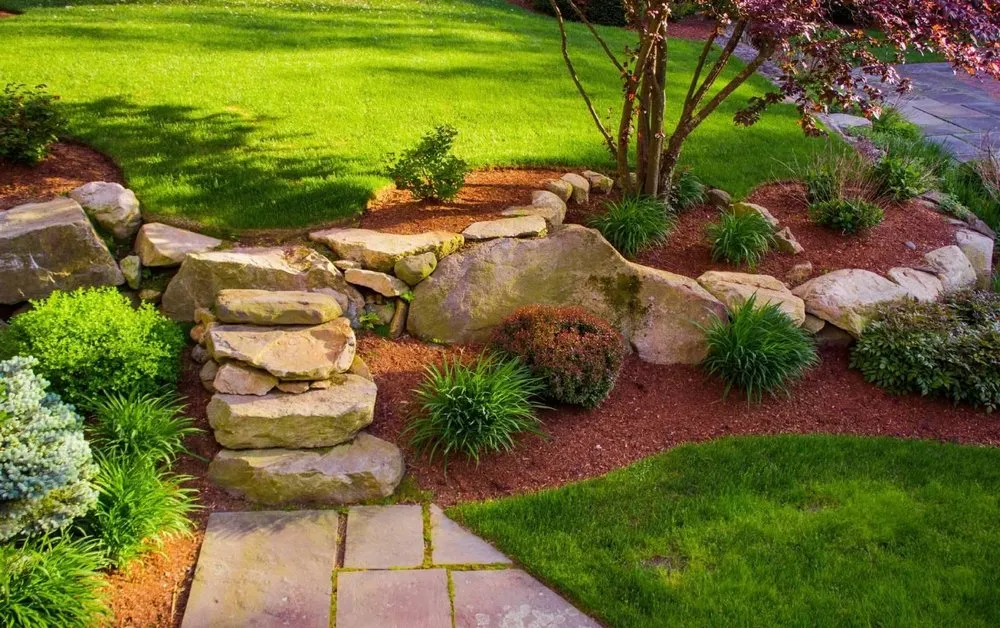 Local lawn care service with custom design in Park Row, TX by Paloma Landscape Design