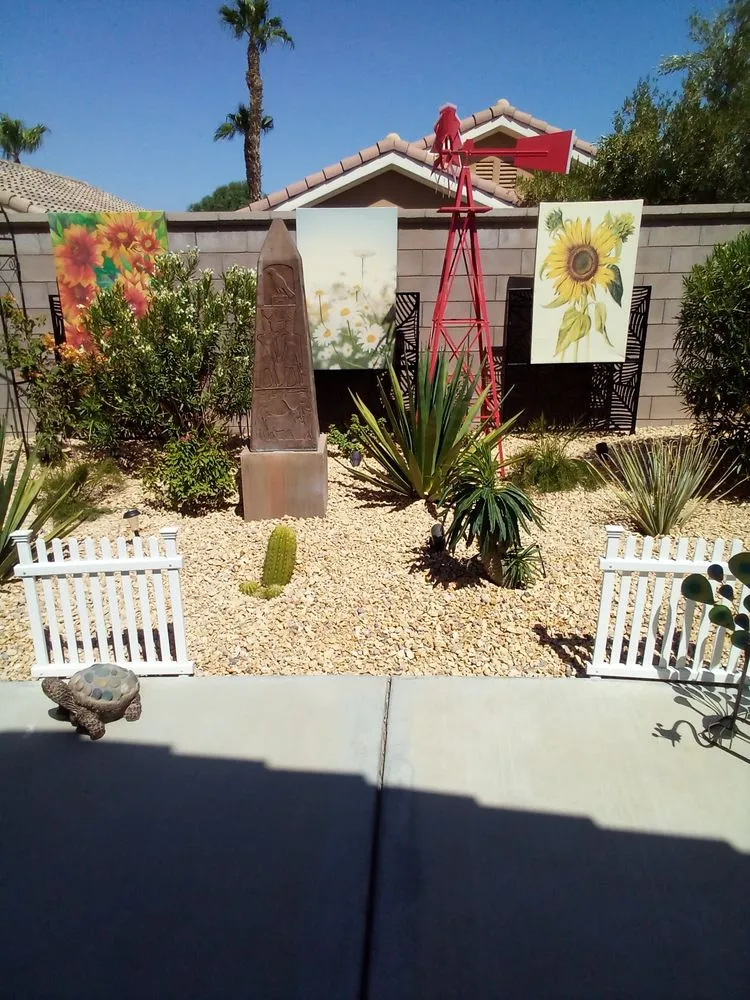 Custom yard maintenance for homes across Indio, CA - Paloma’s Water and Dirt Construction