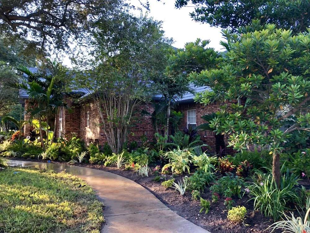 Local landscape installation for beautiful yards in McAllen, TX by Panache Designs