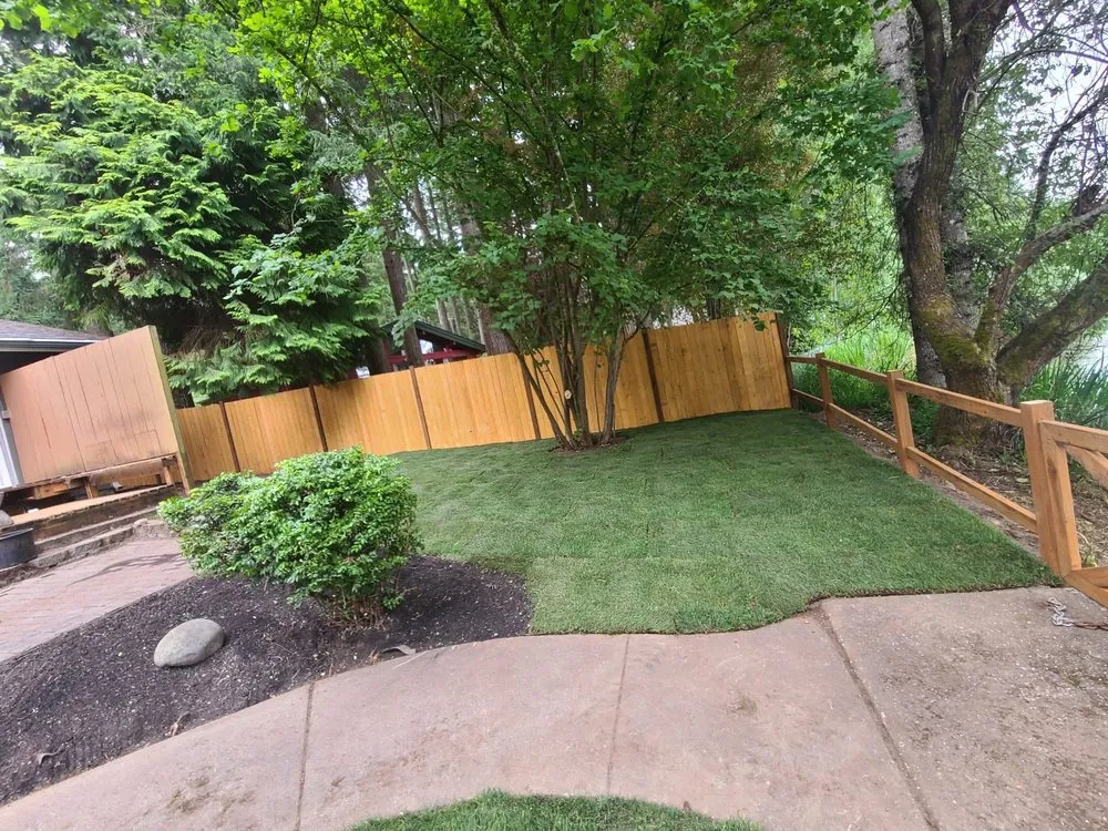 Professional residential landscaping in Covington, WA by Panda Stylin