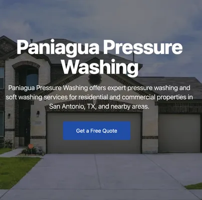 Paniagua Pressure Washing Logo
