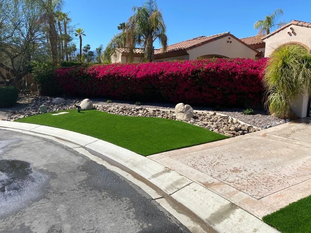 Local landscape installation in Indio, CA by Panorama Landscaping