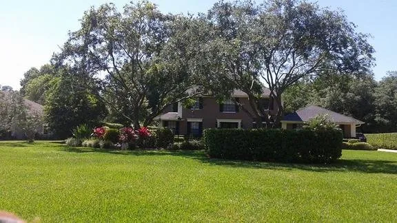 Custom lawn mowing service for residential properties in Brandon, FL by Papa Greens Lawn Care