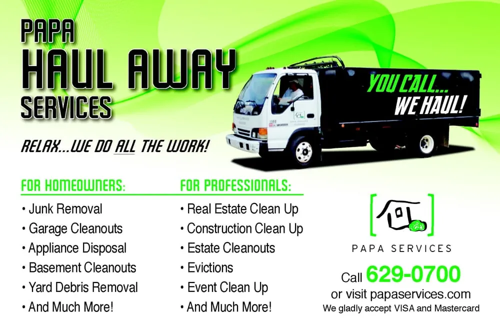 Local yard cleanup service with custom design across Chattanooga, TN - Papa Haul Away Services