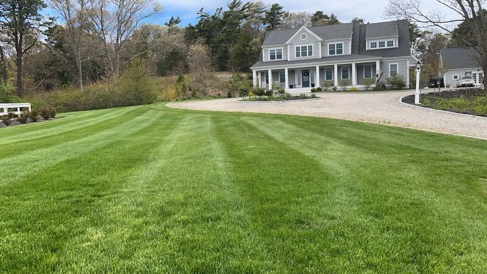 Custom landscape installation in Sandwich, MA - Papa Joe's Property Maintenance