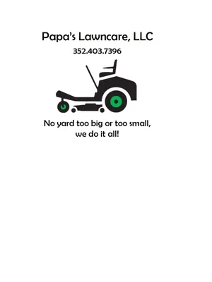 Papa's Lawncare Logo