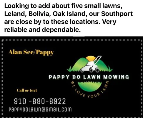 Pappy Do Lawn Mowing Logo