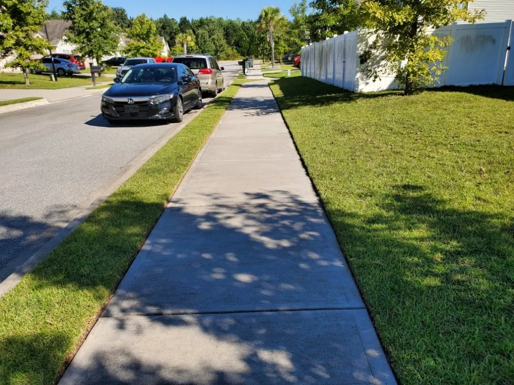 Custom landscape installation for year-round maintenance in Hinesville, GA by Pappy's Happy Lawnscaping Services