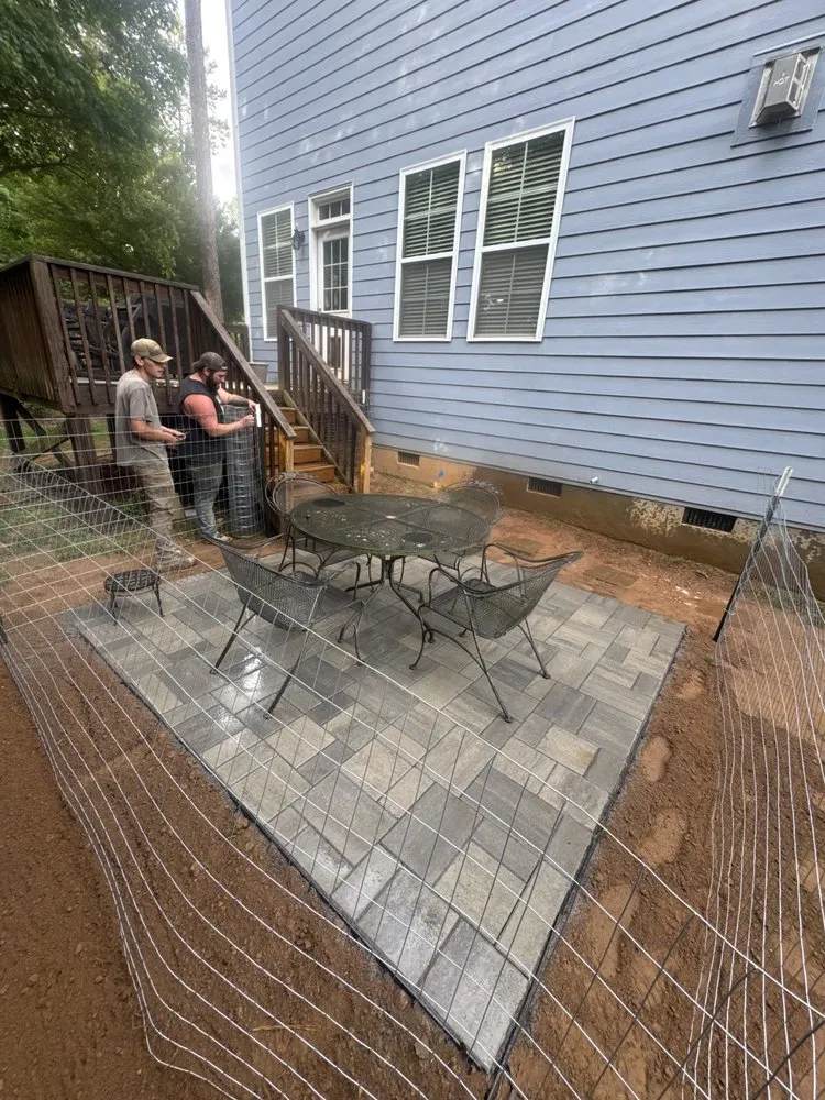 Professional outdoor landscaping for beautiful yards in Holly Springs, NC by Paradise Backyards