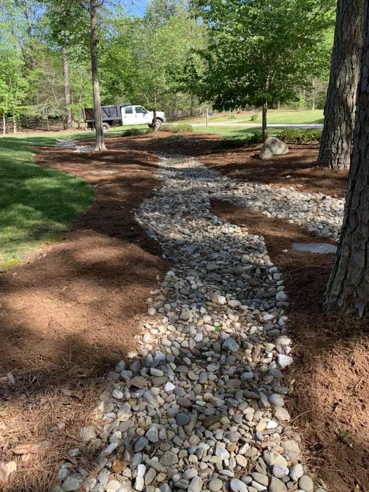 Affordable landscape installation in Bunn, NC by Paradise Landscape