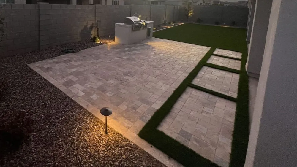 Professional garden landscaping with custom design across Glendale, AZ - Paradise Landscape Creations