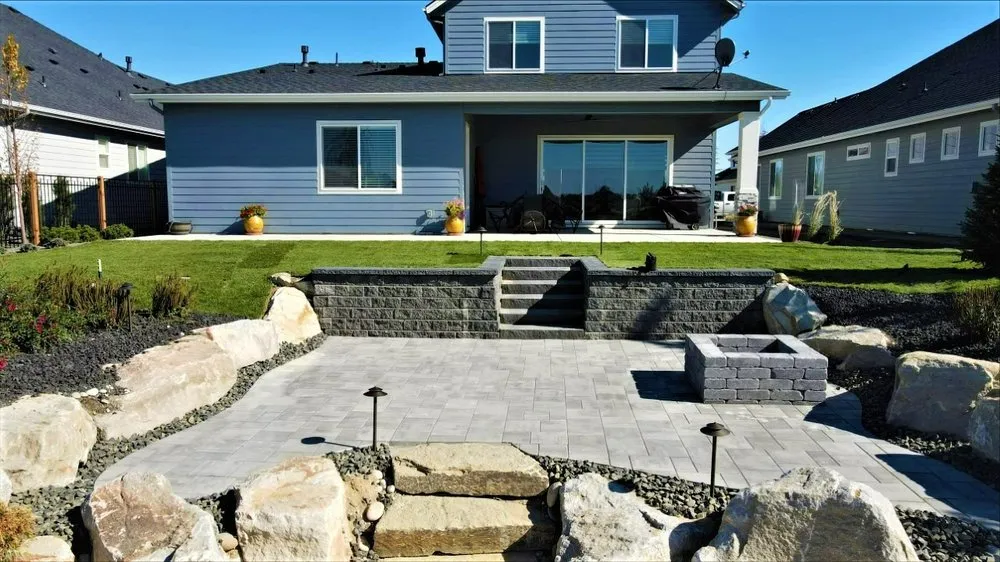 Professional landscape installation for residential properties across Nampa, ID - Paradise Landscape
