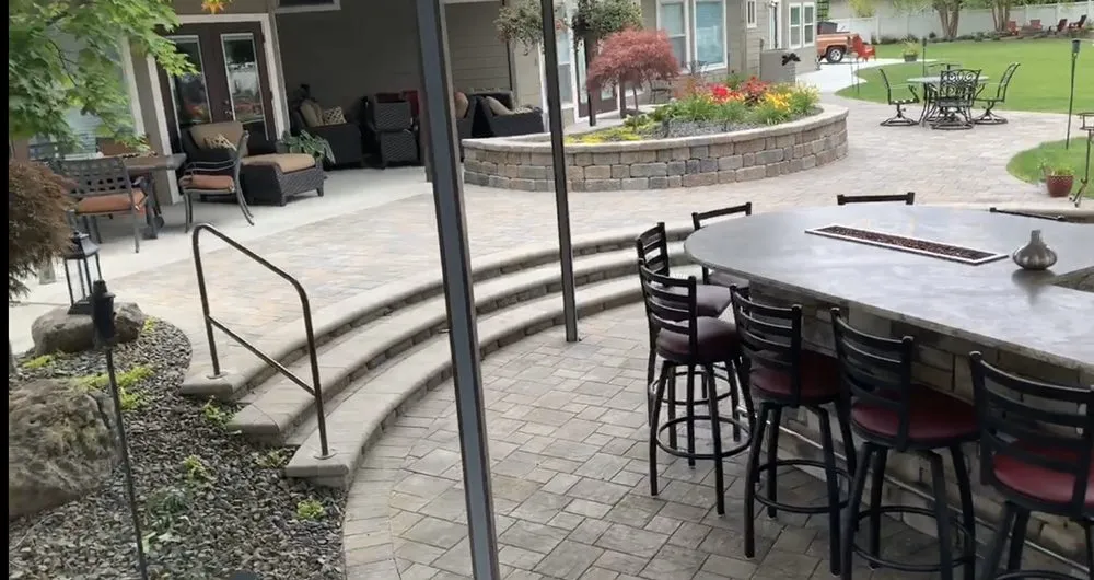 Custom landscaping services with custom design in Nampa, ID by Paradise Landscapes