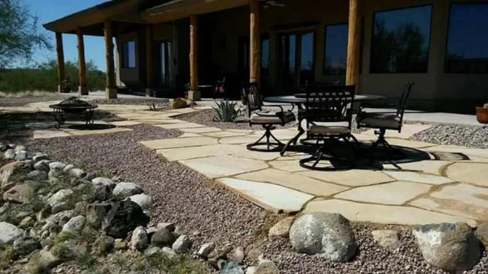 Custom outdoor landscaping in Morristown, AZ - Paradise landscaping construction & design