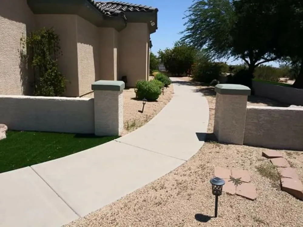 Trusted residential landscaping in Morristown, AZ by Paradise landscaping construction & design
