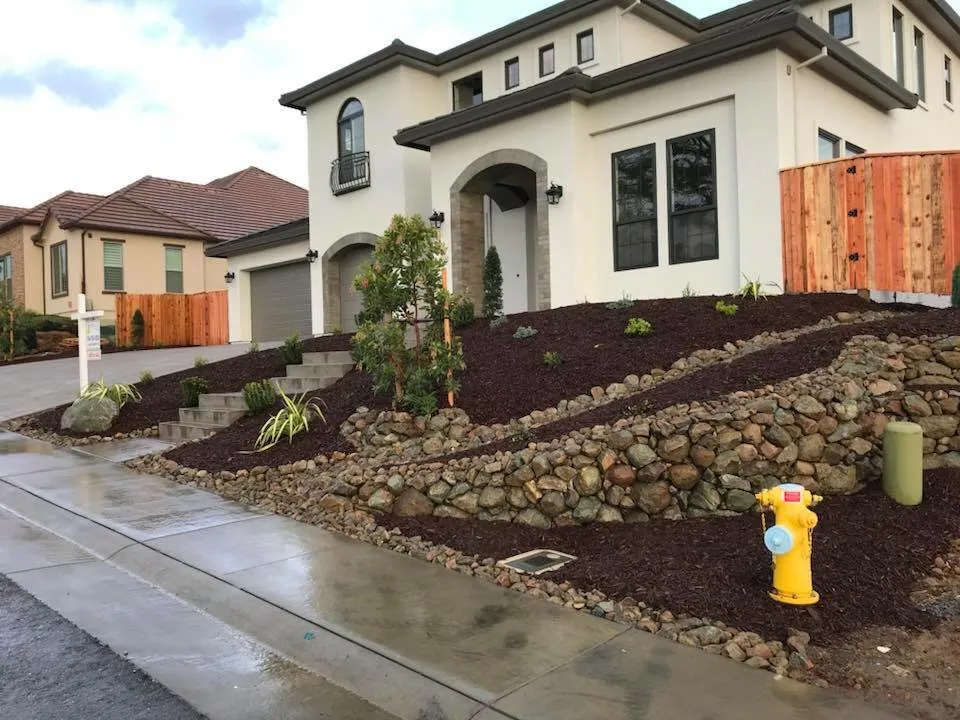 Local lawn mowing service for homes in Newcastle, CA by Paradise Landscaping