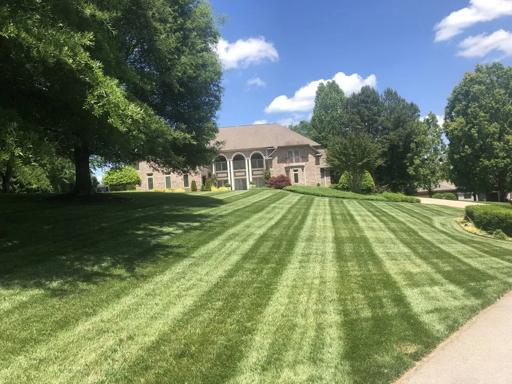 Expert garden landscaping with custom design in Shelby, NC by Paradise Landscaping