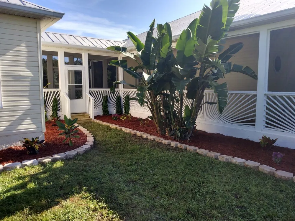 Affordable outdoor landscaping for homes in Parrish, FL by Paradise Lawn & Landscape