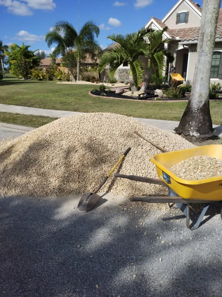 Custom landscape installation in Parrish, FL - Paradise Lawn & Landscape