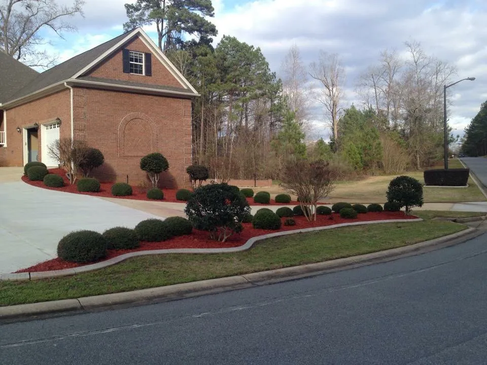 Trusted residential landscaping in Bonaire, GA by Paradise Lawn Care Services