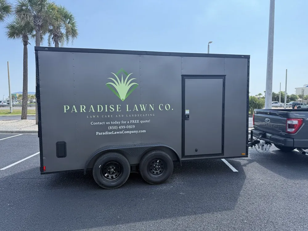 Custom landscape installation in Santa Rosa Beach, FL - Paradise Lawn Co