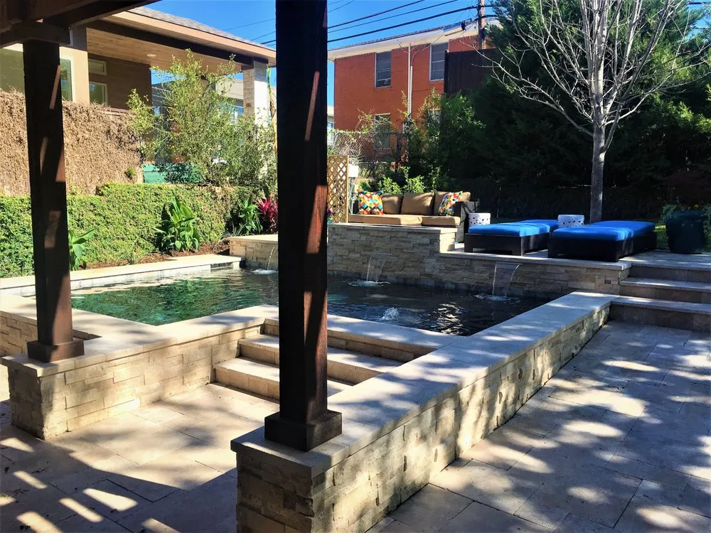 Affordable landscape installation in Dallas, TX by Paradise Pool and Patios