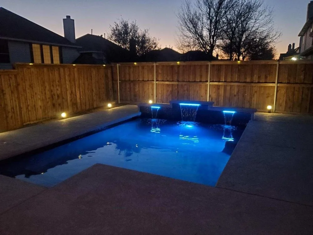 Professional landscape installation for residential properties in Frisco, TX by Paradise Pools and Outdoor Living